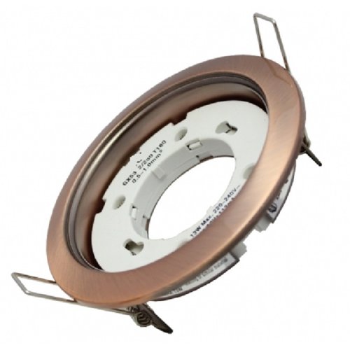 Светильник встраиваемый Uniel GX53/H4 ANTIQUE BRASS GX53 Античная медь картинка 